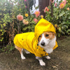 Dog Yellow Raincoat For Bigger Dogs